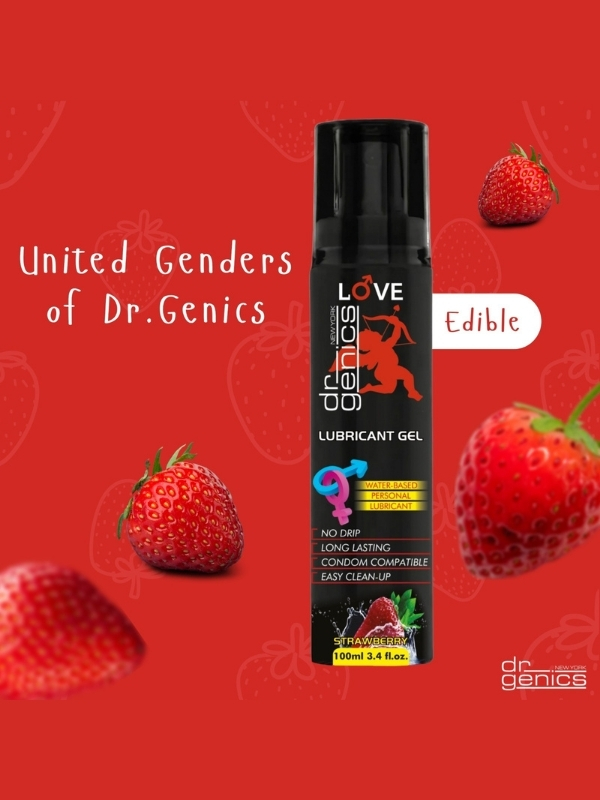 Dr Genics Lubrican Gel (Kayganlaştırıcı Jel) Çilek 100mg - Görsel 3