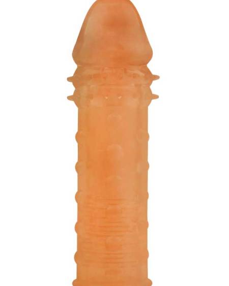 Extra Texture Sleeve Tırtıklı Penis Kılıfı - Ten Rengi