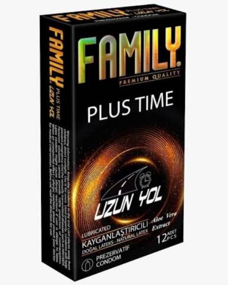 Family Plus Time - Uzun Yol Aloe Vera’lı Prezervatif