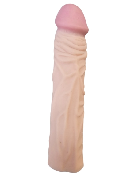 Gerçekçi Penis Kılıfı Et Dokusunda 19 cm