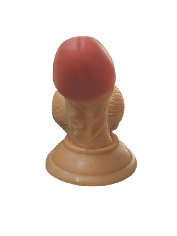 Gerçekçi Testisli Melez Dildo 15.5 cm - Görsel 5