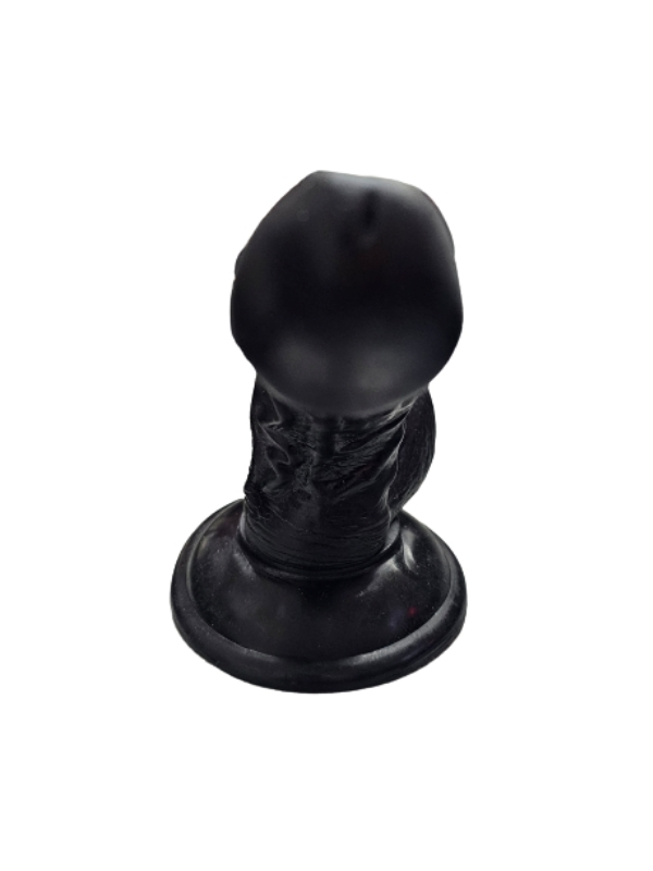 Gerçekçi Testisli Siyah Dildo 16 cm - Görsel 5