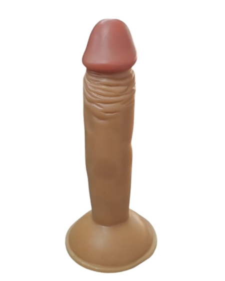 Gerçekçi Testissiz Melez Dildo 18 cm