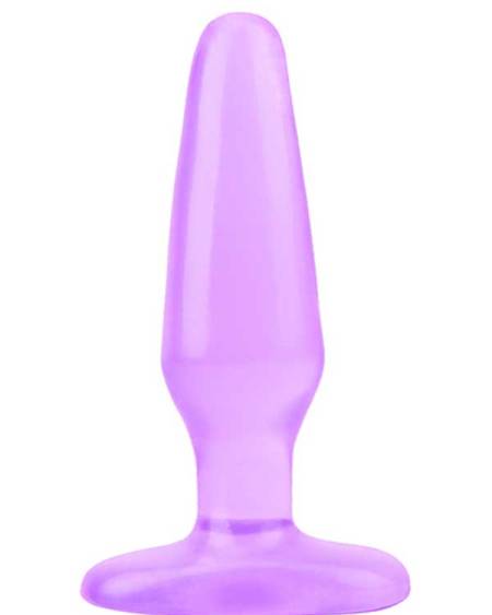 Hi-Rubber Şeffaf Jel Anal Tıkaç - Mor 14cm