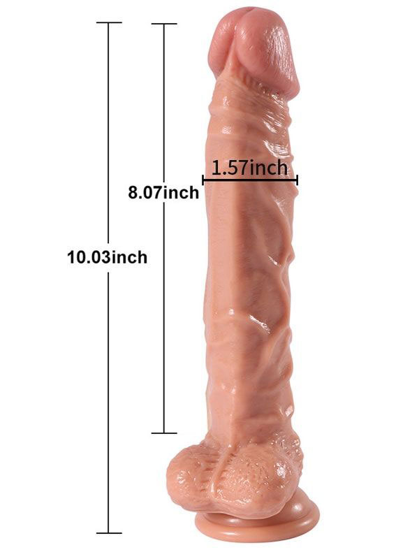 Jihad Knight Uzaktan Kumandalı Şarjlı Realistik Penis Döner Başlı 25.5 cm - Görsel 2