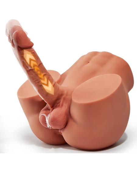 L-Join Gerçekçi İleri Geri Haraketli Titreşimli 5 Kg Kalça Vajina Dildo Mastürbatör