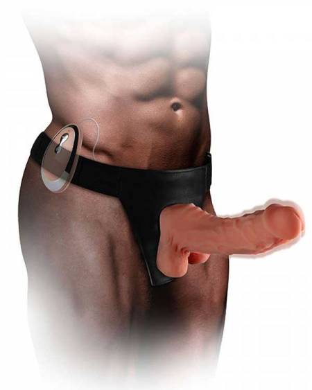 Mars Belden Bağlamalı Titreşimli 18.5cm Protez Penis