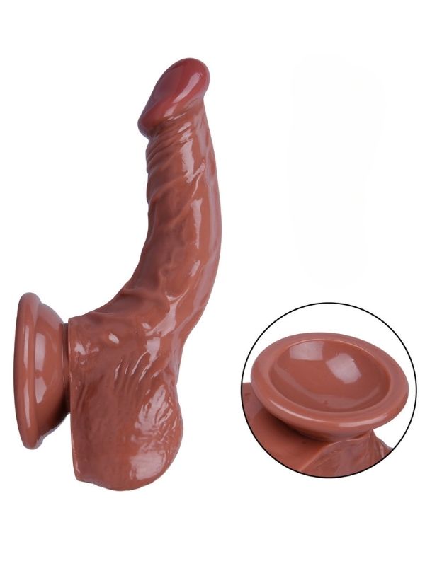 Noctis 16,5cm Kahverengi Dildo No:112 - Görsel 3