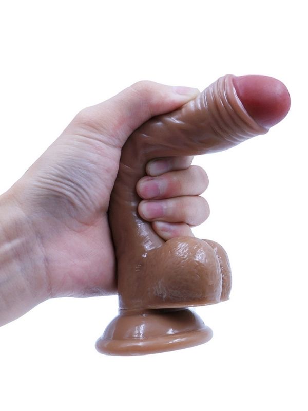 Noctis 19cm Kahverengi Dildo No:10 - Görsel 4