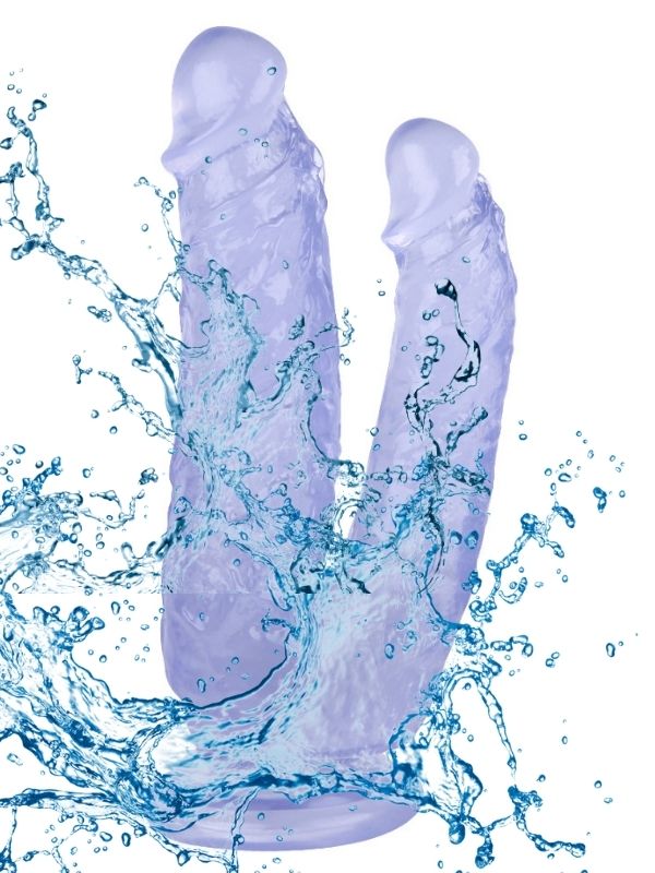 Noctis 19cm Mor Çiftli Dildo No:76 - Görsel 4