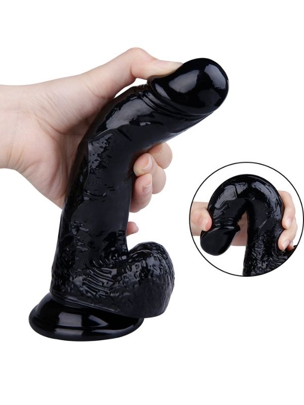 Noctis 20cm Siyah Dildo No:17 - Görsel 4
