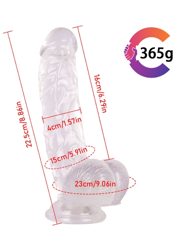 Noctis 21,5cm Beyaz Dildo No:51 - Görsel 5