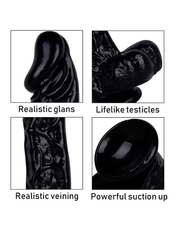 Noctis 27cm Siyah Dildo No:70 - Görsel 5