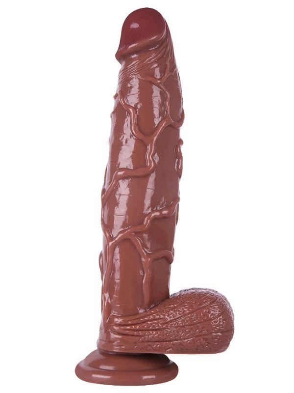 Noctis 30cm Kahverengi Dildo No:45 - Görsel 3