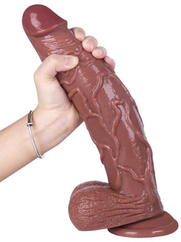 Noctis 30cm Kahverengi Dildo No:45 - Görsel 4