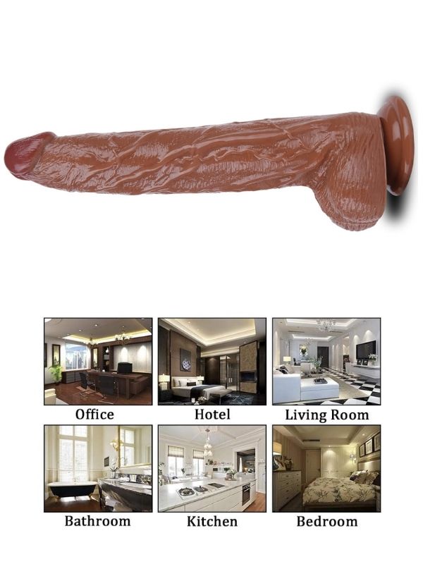 Noctis 32cm Kahverengi Dildo No:6 - Görsel 3