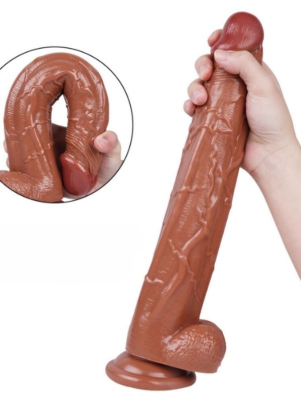 Noctis 34,5cm Kahverengi Dildo No:27 - Görsel 4