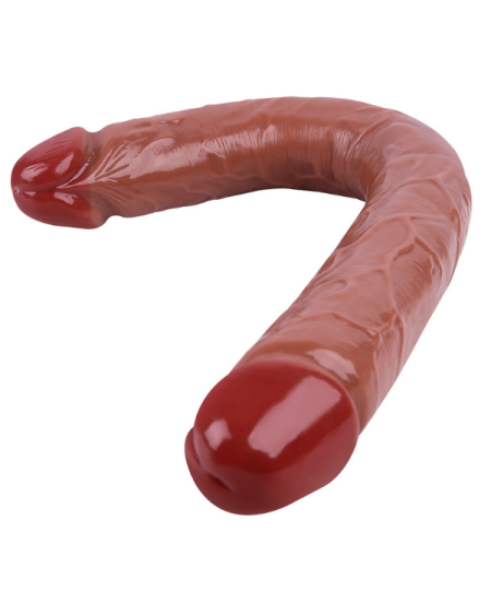 Noctis 46cm Kahverengi Çift Taraflı Dildo No:88