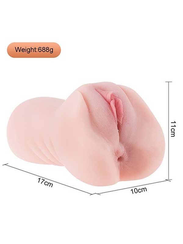 Noctis Çift Girişli Anal ve Vajinal Gerçekçi Mastürbatör - Görsel 2