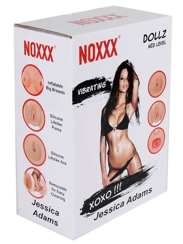 Noxx Jessica Adams Realistik Vajina Anüslü 3 İşlevli Şişme Kadın - Görsel 3