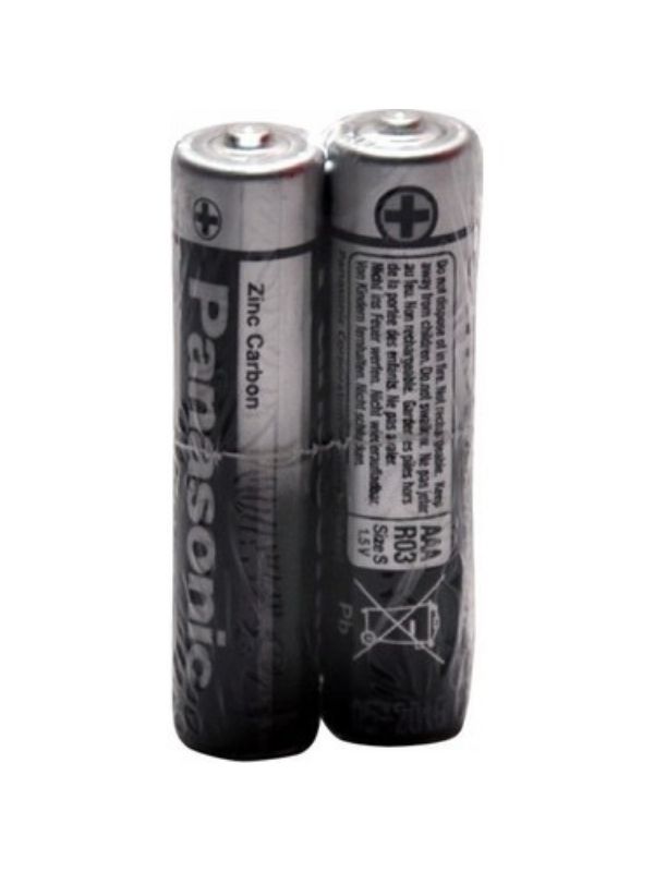 Panasonic R03Ue/2S İnce Pil AAA 2'li Paket - Görsel 2