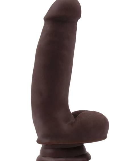 Pruriency Lord Kıkırdaklıı Gerçekçi Dildo - 17.5cm Zenci