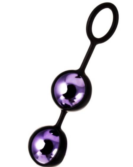Raspy vajinal topları, ABS plastik Mor 14 cm