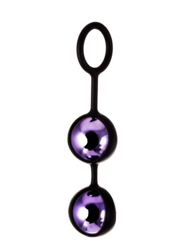 Raspy vajinal topları, ABS plastik Mor 14 cm - Görsel 2