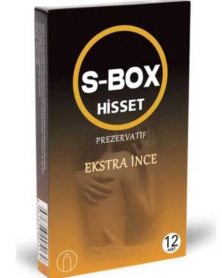 S-Box Ekstra İnce Prezervatif 12'li