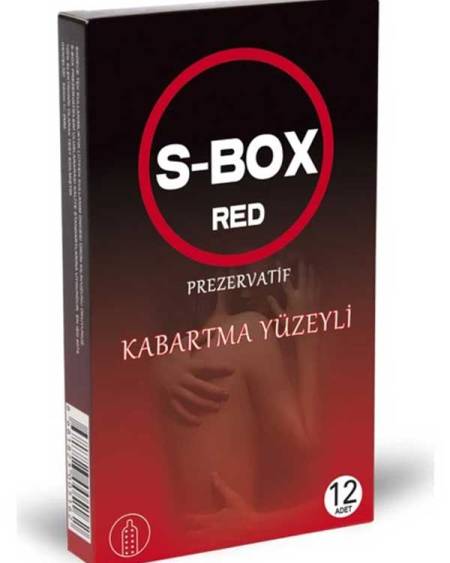 S-Box Kabartma Yüzeyli Prezervatif 12'li
