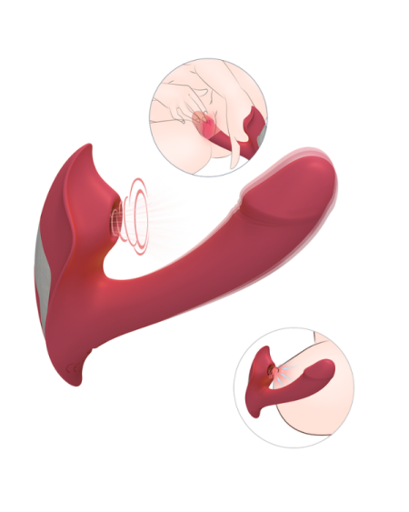 S-Hande Heart of Ocean Kumandalı G-Noktası ve Klitoris Emiş Özellikli Teknolojik Vibratör