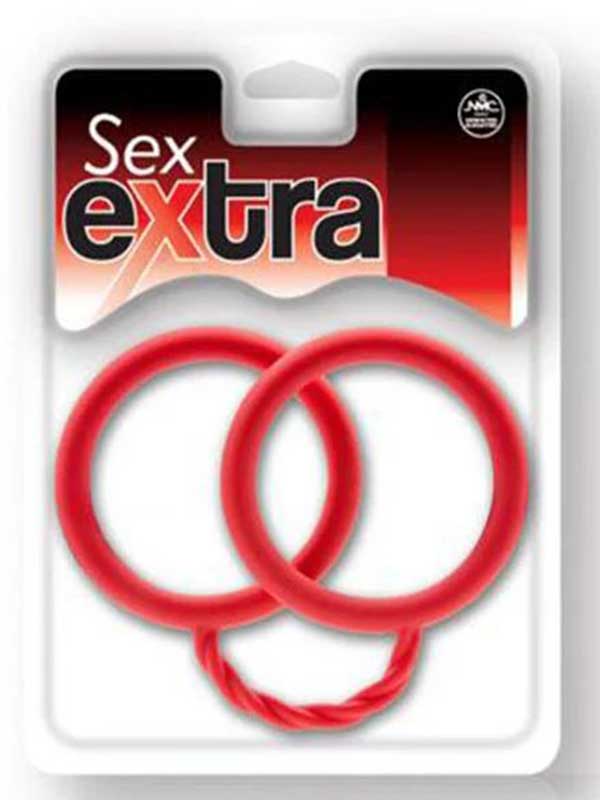 Sex Extra Kırmızı Silikon Fantezi Kelepçesi - Görsel 2