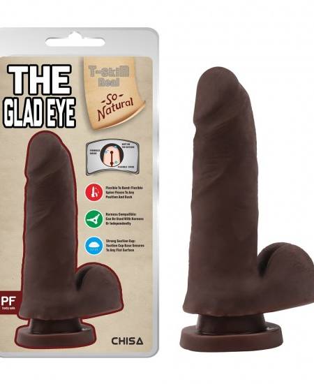 The Glad Eye Kıkırdaklı Gerçekçi Dildo - 15cm Zenci