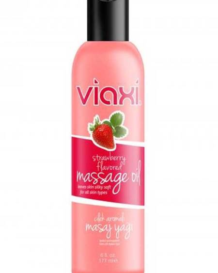 Viaxi Masaj Yağı Çilek Aromalı 177 ml.