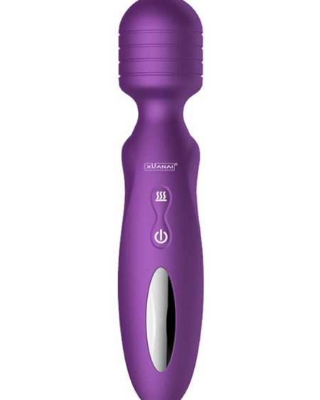 Xuanai Isıtmalı Şarjlı Wand Vibratör - Mor