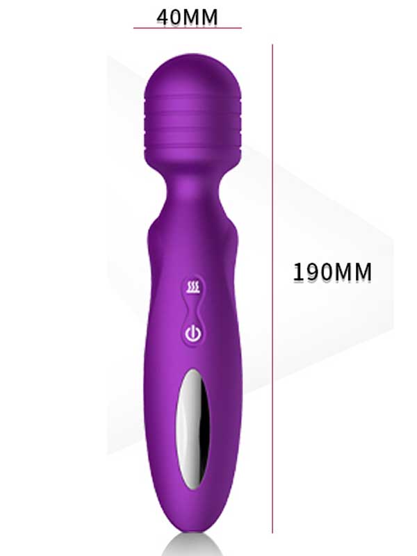 Xuanai Isıtmalı Şarjlı Wand Vibratör - Mor - Görsel 2