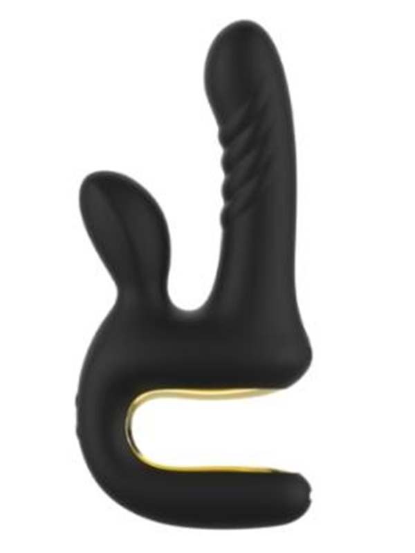 Censan Çift Motorlu Rabbit Vibratör – G-Spot & Klitoris Uyarıcı Şarjlı Masaj Aleti