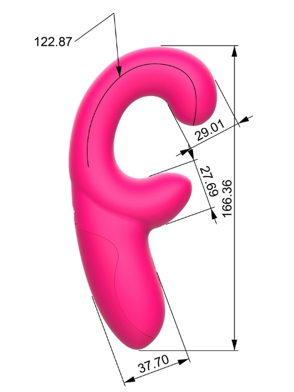 Censan Çift Uyarımlı Giyilebilir Vibratör – Ergonomik Tasarım, Çok Modlu Titreşim - Görsel 2