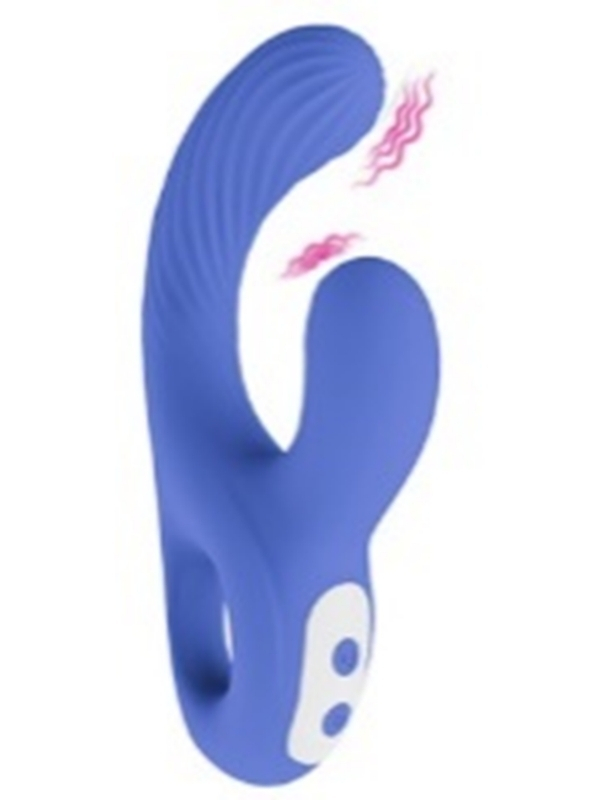 Censan Çift Uyarımlı Rabbit Vibratör – G-Spot & Klitoris Masajı, Çok Modlu Titreşim