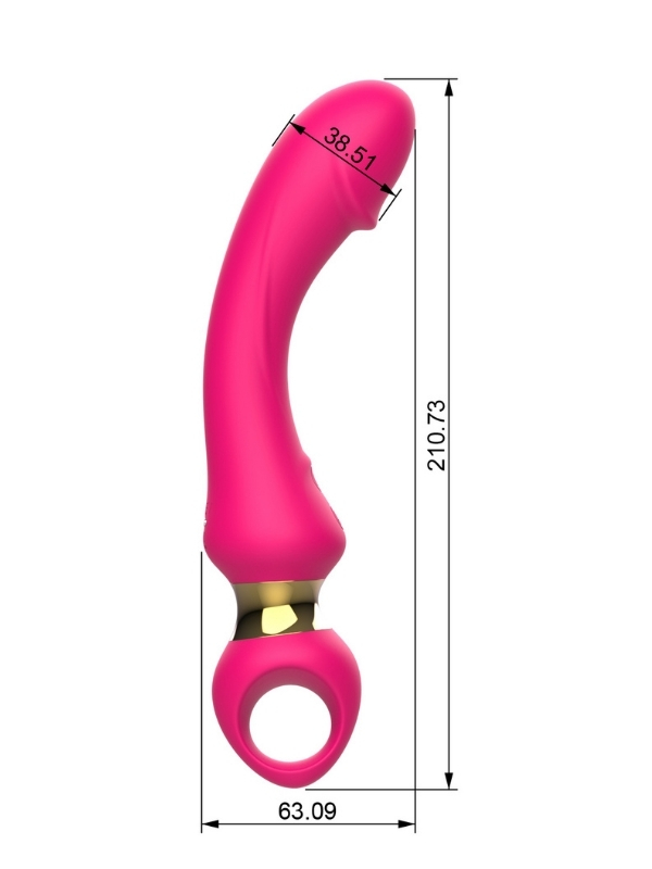 Censan Halkalı Ergonomik Vibratör – G Noktası Uyarıcı, Şarjlı ve Silikon Tasarım - Görsel 3