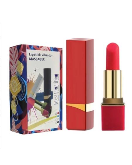 Censan Ruj Şeklinde Mini Vibratör – 10 Mod, Şarjlı, Gizli Tasarım, Güçlü Titreşim