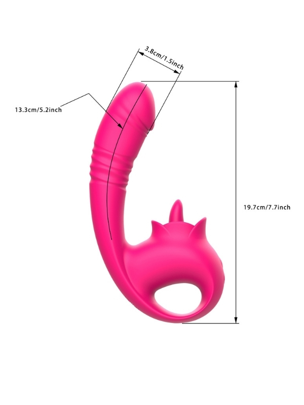 Censan Şarjlı Titreşimli Halka Vibratör – Penis Halkası, Çok Modlu & Ergonomik - Görsel 2