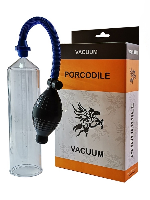 Porcodile Vakum Penis Pompası Manuel Basınç Ayarlı
