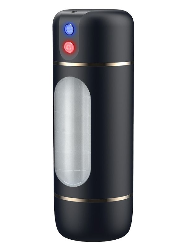USB Şarjlı 10 Mod Titreşimli Sesli Akıllı Mastürbatör Siyah