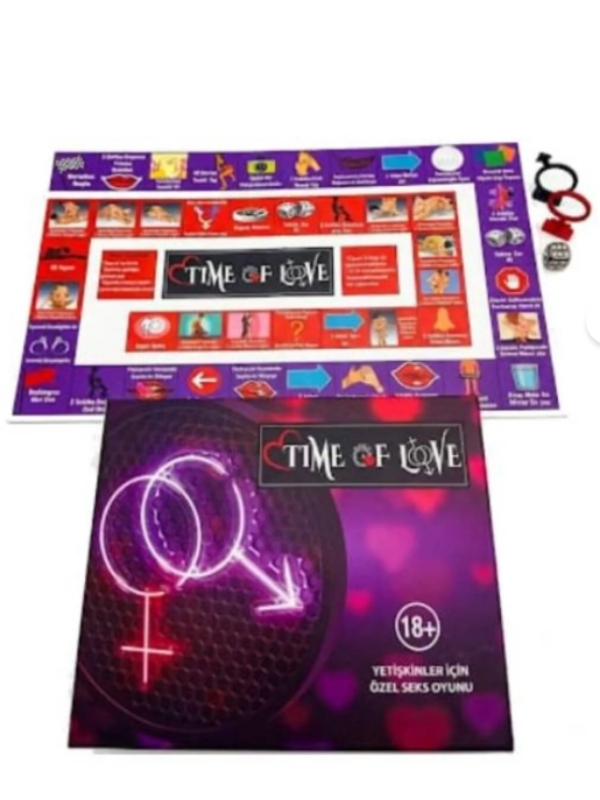 Başlık: Time Of Love 18+ Yetişkin Çift Oyunu – Romantik ve Eğlenceli Kutu Oyunu